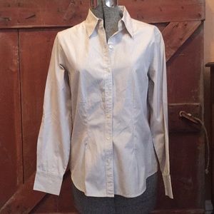 Eddie Bauer pinstriped button down NWOT